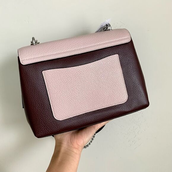 New Coach Leather Shoulder & Crossbody Bag In Colorblock - Picture 4 of 16
